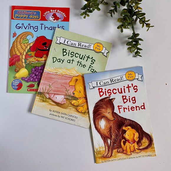 I Can Read My First Reading Book Bundle Lot Biscuit & Clifford - Picture 1 of 10